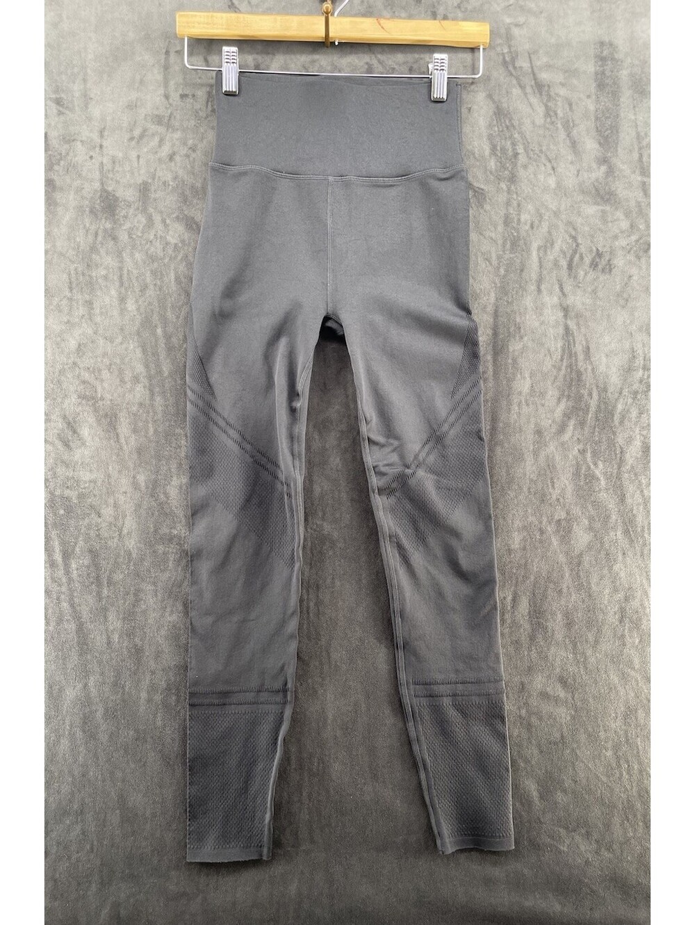 Fabletics‎ SculptKnit Leggings Women Gray High Rise Seamless Size L